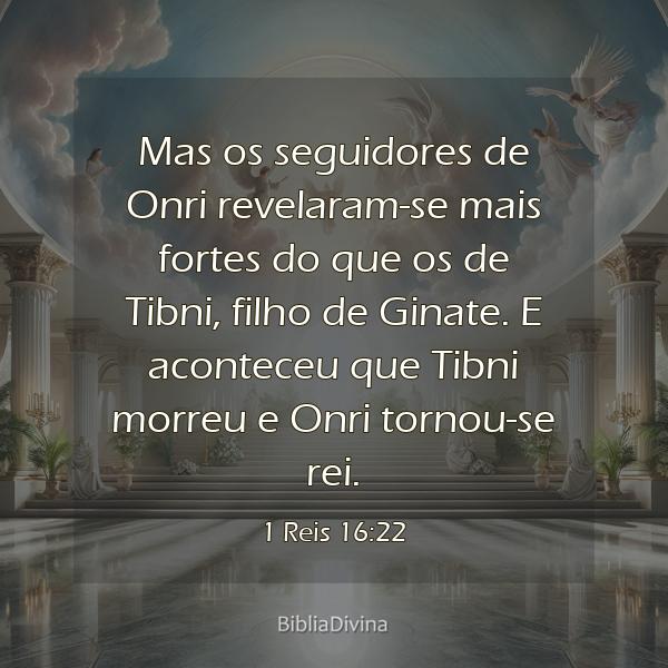 1 Reis 16:22