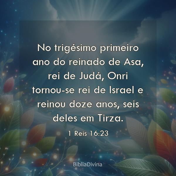 1 Reis 16:23