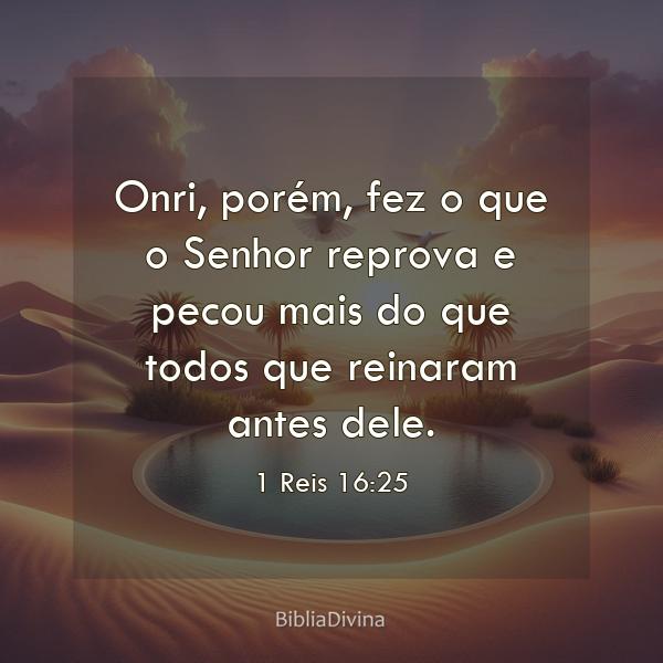 1 Reis 16:25