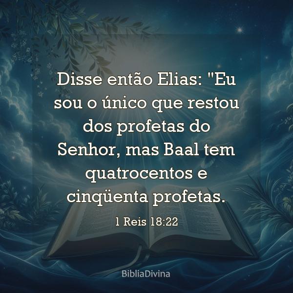 1 Reis 18:22