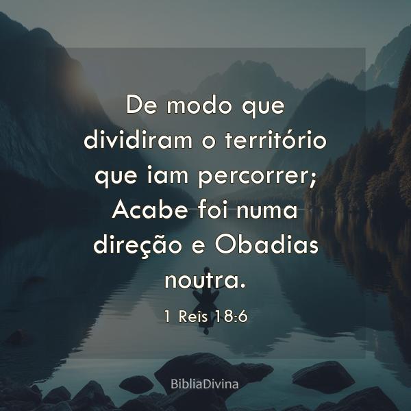 1 Reis 18:6