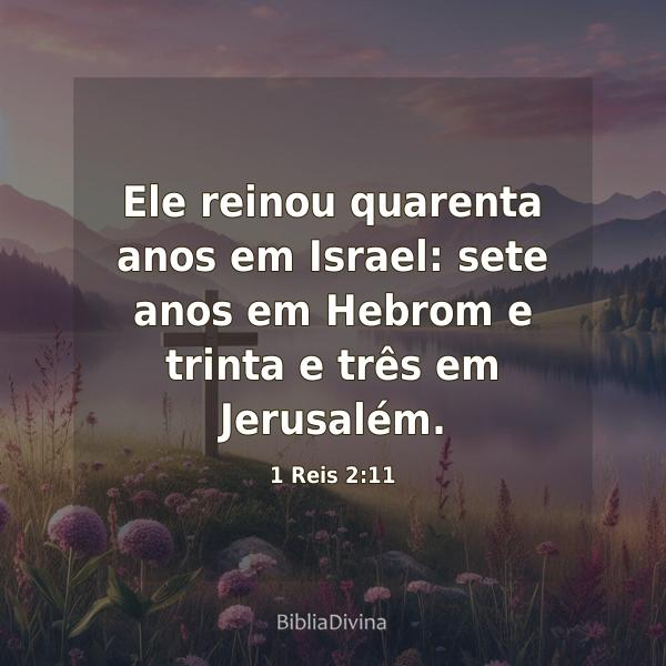 1 Reis 2:11