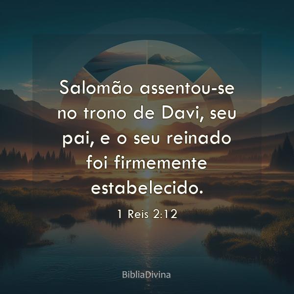 1 Reis 2:12