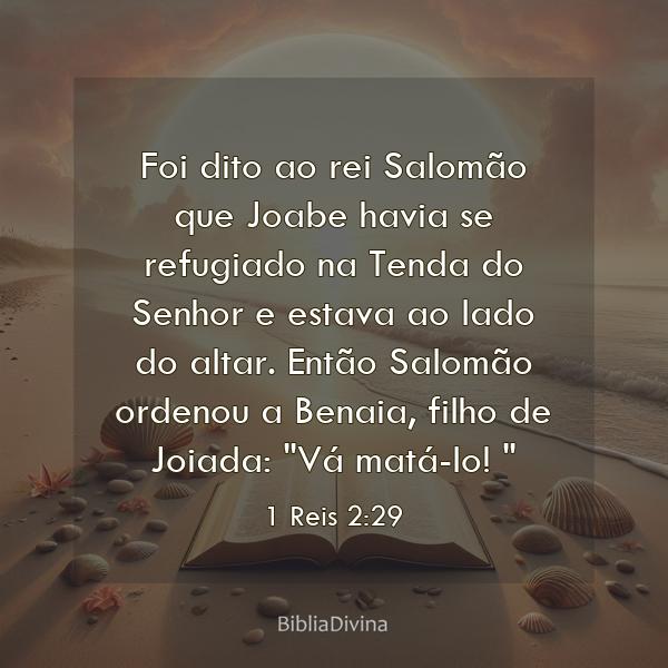 1 Reis 2:29