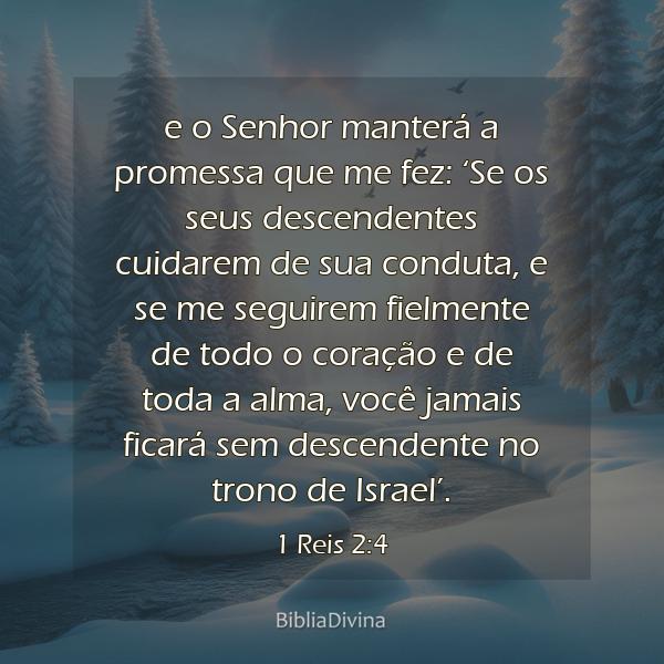 1 Reis 2:4