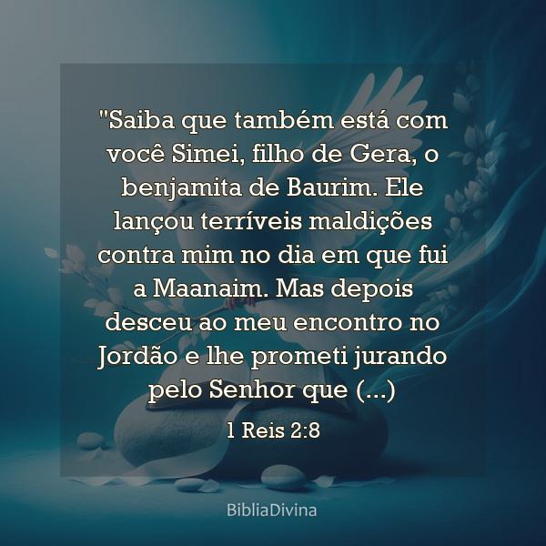 1 Reis 2:8