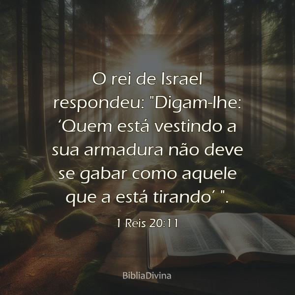 1 Reis 20:11