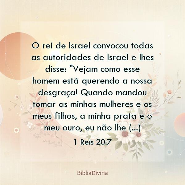 1 Reis 20:7