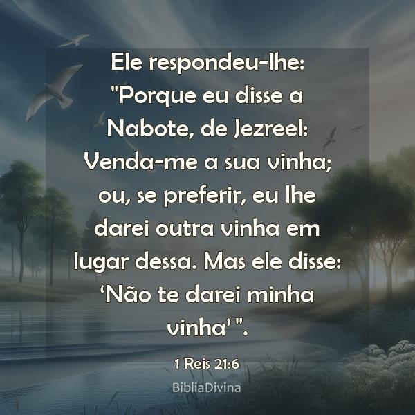 1 Reis 21:6