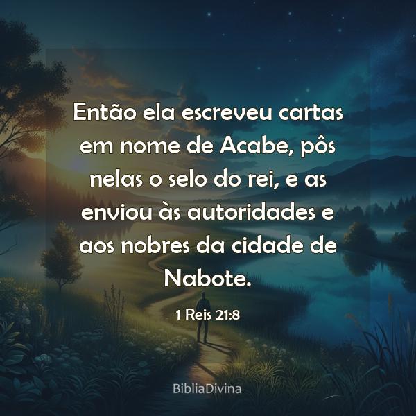 1 Reis 21:8