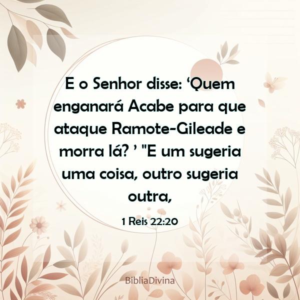 1 Reis 22:20