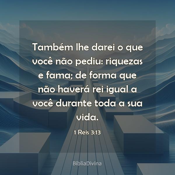 1 Reis 3:13