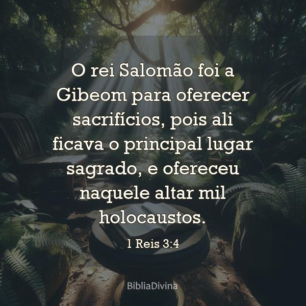 1 Reis 3:4