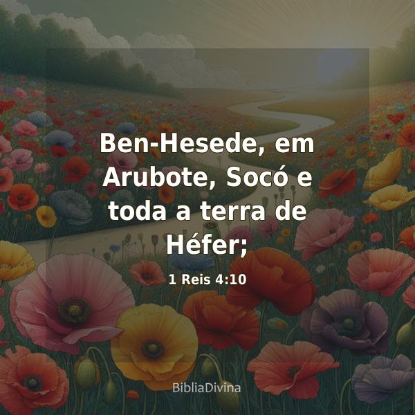 1 Reis 4:10