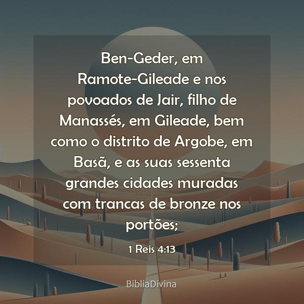 1 Reis 4:13