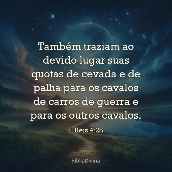 1 Reis 4:28