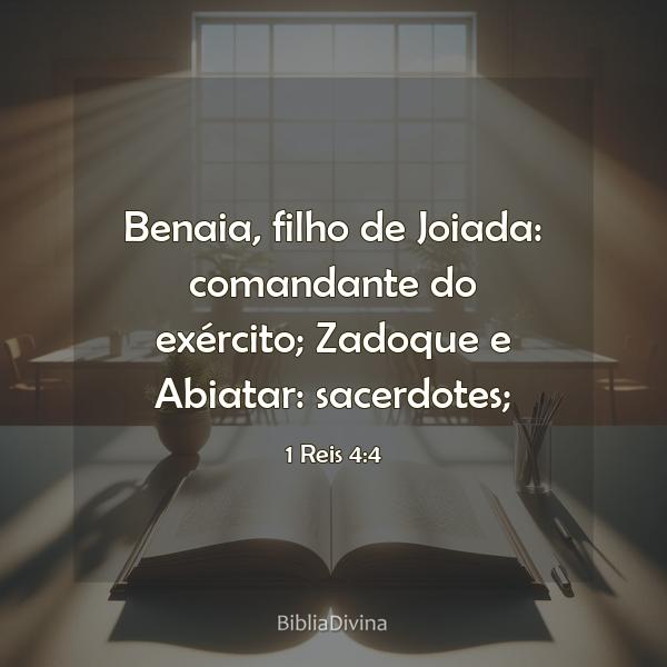 1 Reis 4:4