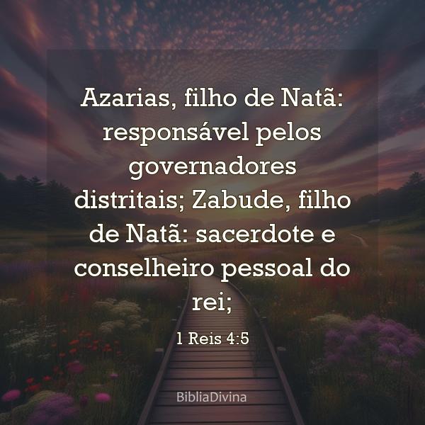 1 Reis 4:5