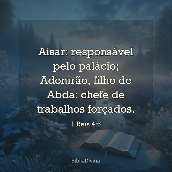 1 Reis 4:6