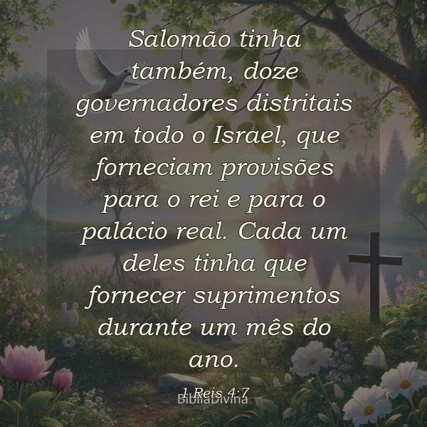 1 Reis 4:7