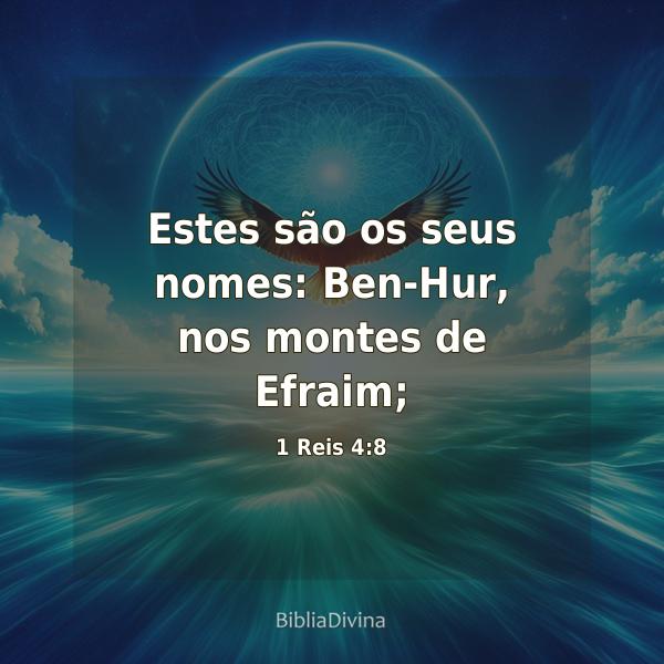 1 Reis 4:8