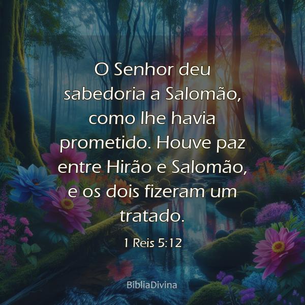 1 Reis 5:12