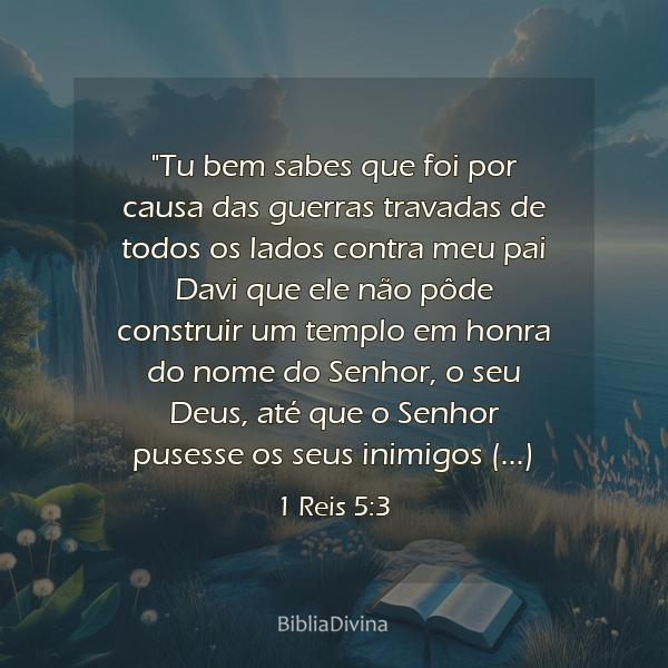 1 Reis 5:3