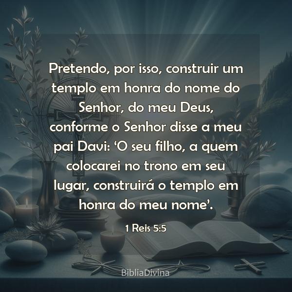 1 Reis 5:5