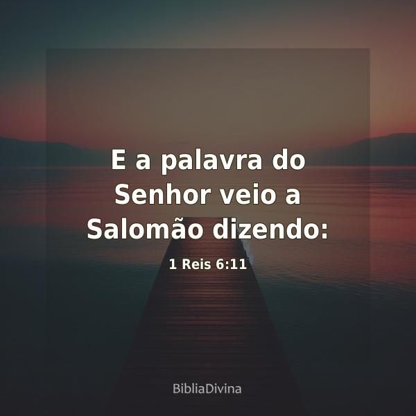 1 Reis 6:11