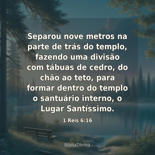 1 Reis 6:16