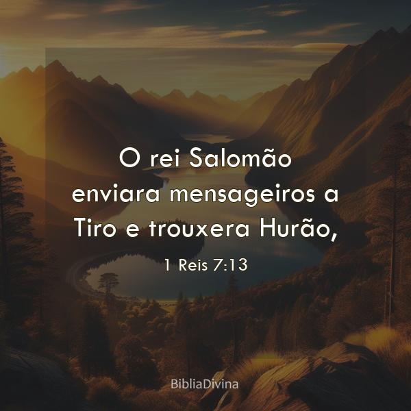 1 Reis 7:13