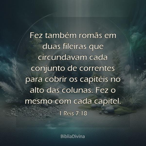 1 Reis 7:18