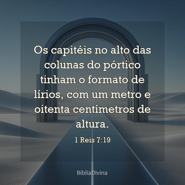 1 Reis 7:19