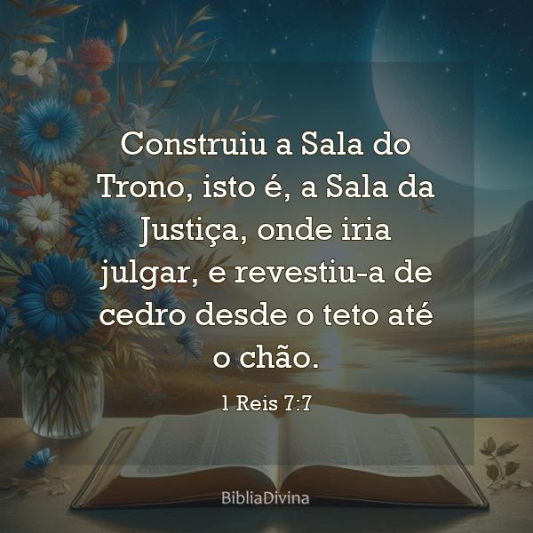 1 Reis 7:7