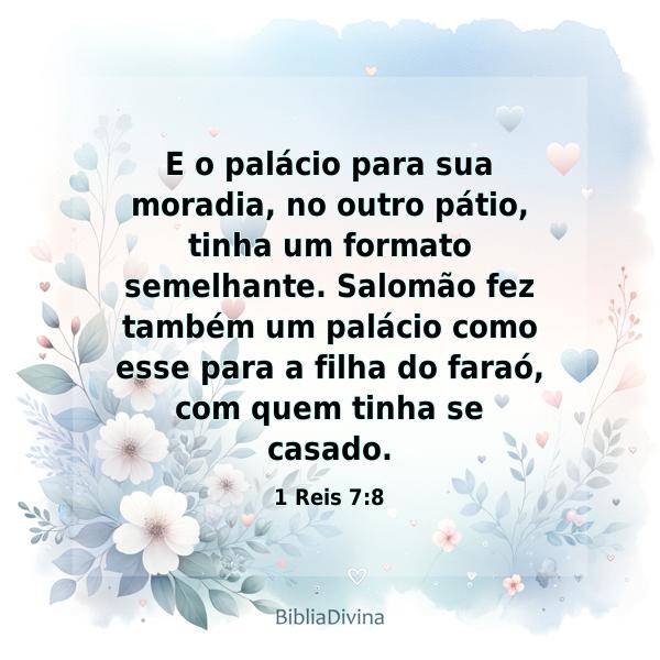 1 Reis 7:8