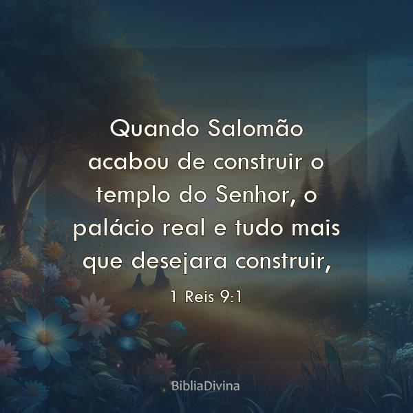 1 Reis 9:1