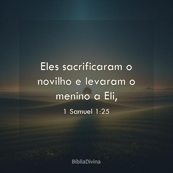 1 Samuel 1:25