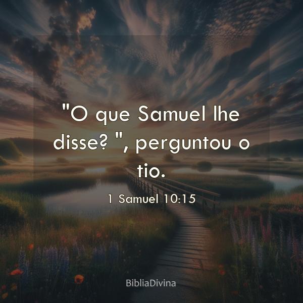 1 Samuel 10:15