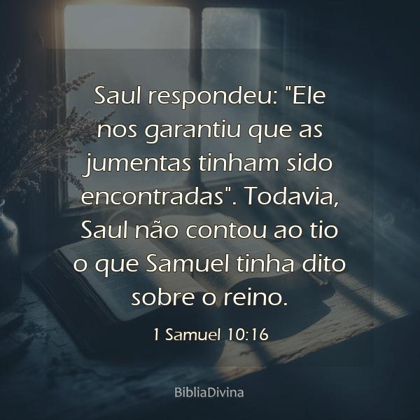 1 Samuel 10:16