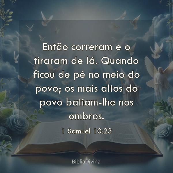 1 Samuel 10:23