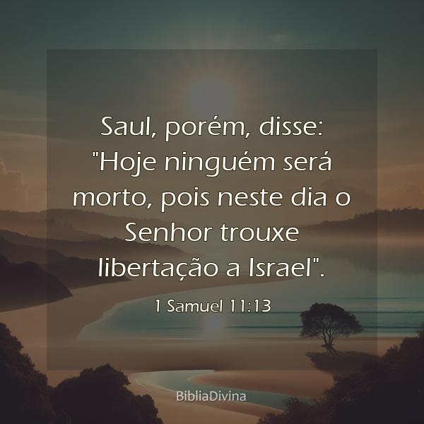 1 Samuel 11:13