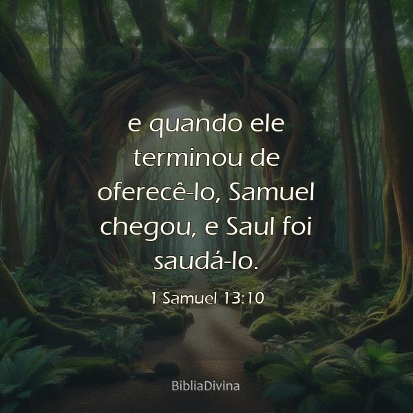 1 Samuel 13:10