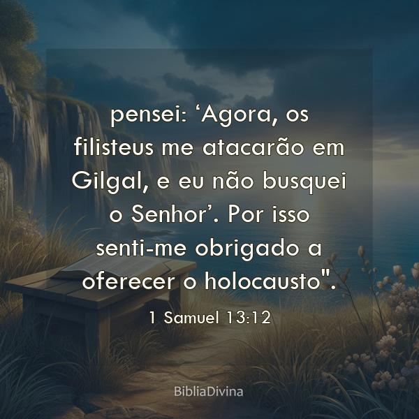 1 Samuel 13:12