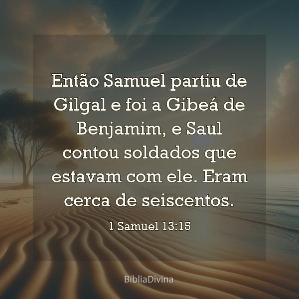 1 Samuel 13:15