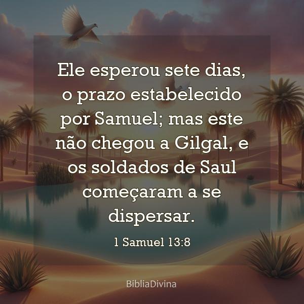 1 Samuel 13:8