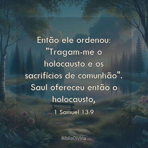 1 Samuel 13:9