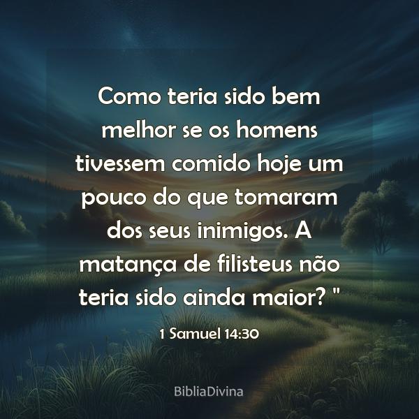 1 Samuel 14:30