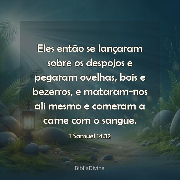 1 Samuel 14:32