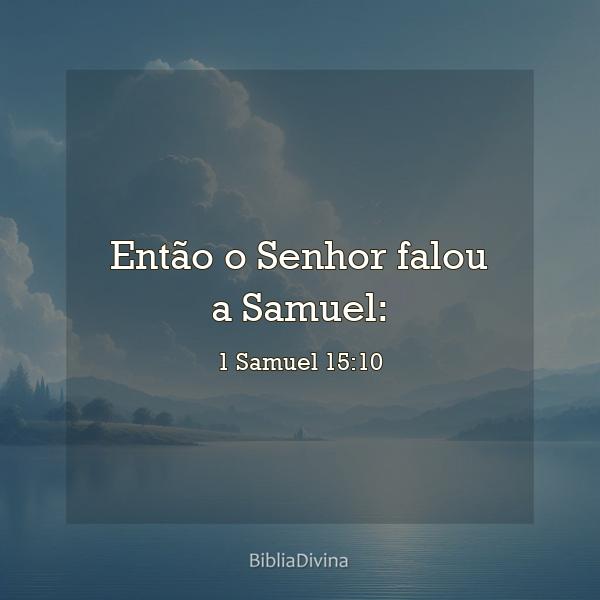 1 Samuel 15:10