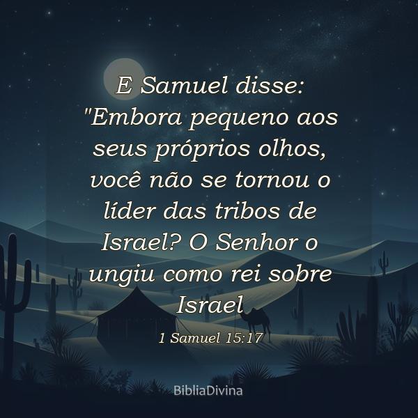 1 Samuel 15:17